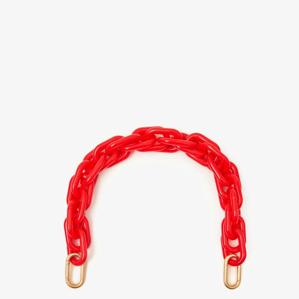 Clare V Shortie Strap - Poppy